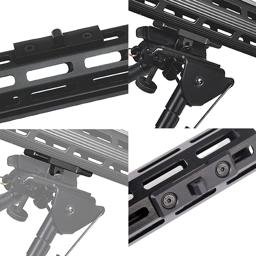 US 4-8 Pack Low Profile M-Lok Sling Stud/Bipod Adapter Mount Assembly Connector