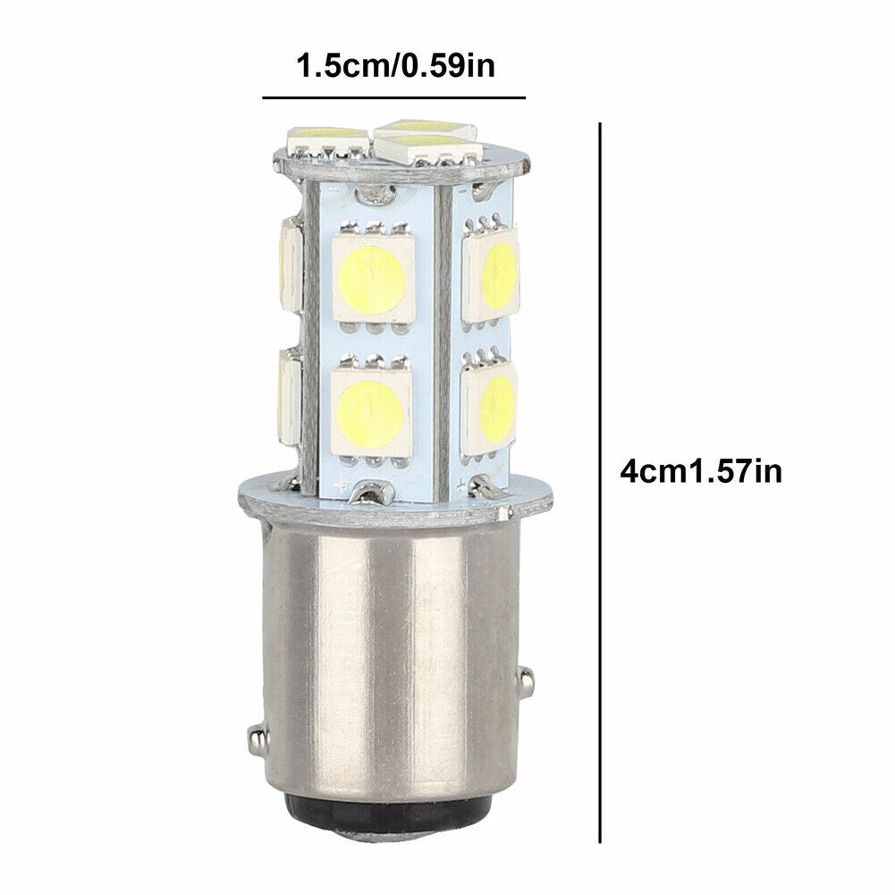 US 20-40Pc Car Truck Tail Brake Stop Light Bulb 12V 6500K LED 1157 Bay15d 13-SMD