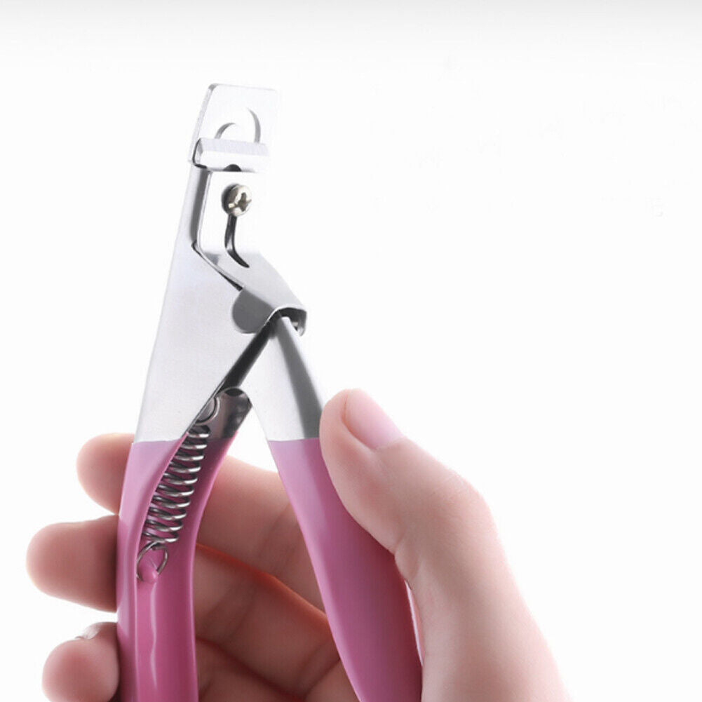 US 1-2 Pcs Nail Tip Clipper Acrylic Art Manicure Cutter U-shape Scissor U Edge