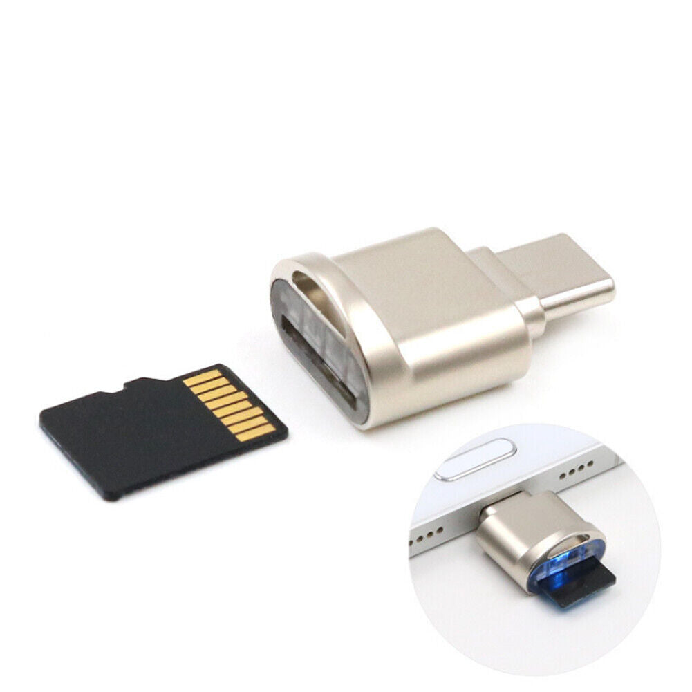 US 2-4 Pack Type C To Micro SD TF Card Reader OTG Adapter Converter For Samsung