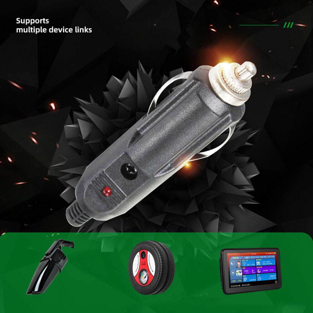 US 4-8 Pcs 12V Male Car Cigarette Lighter Socket Boat Tractor Motorcycle Adapter