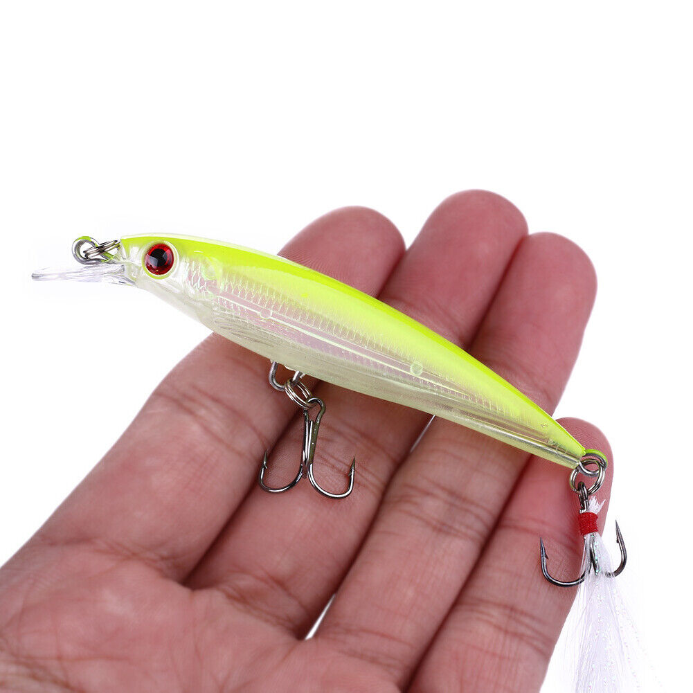 US 10-20 Pcs Mesmerizing Jerking Movement Casting Distance Jerkbaits