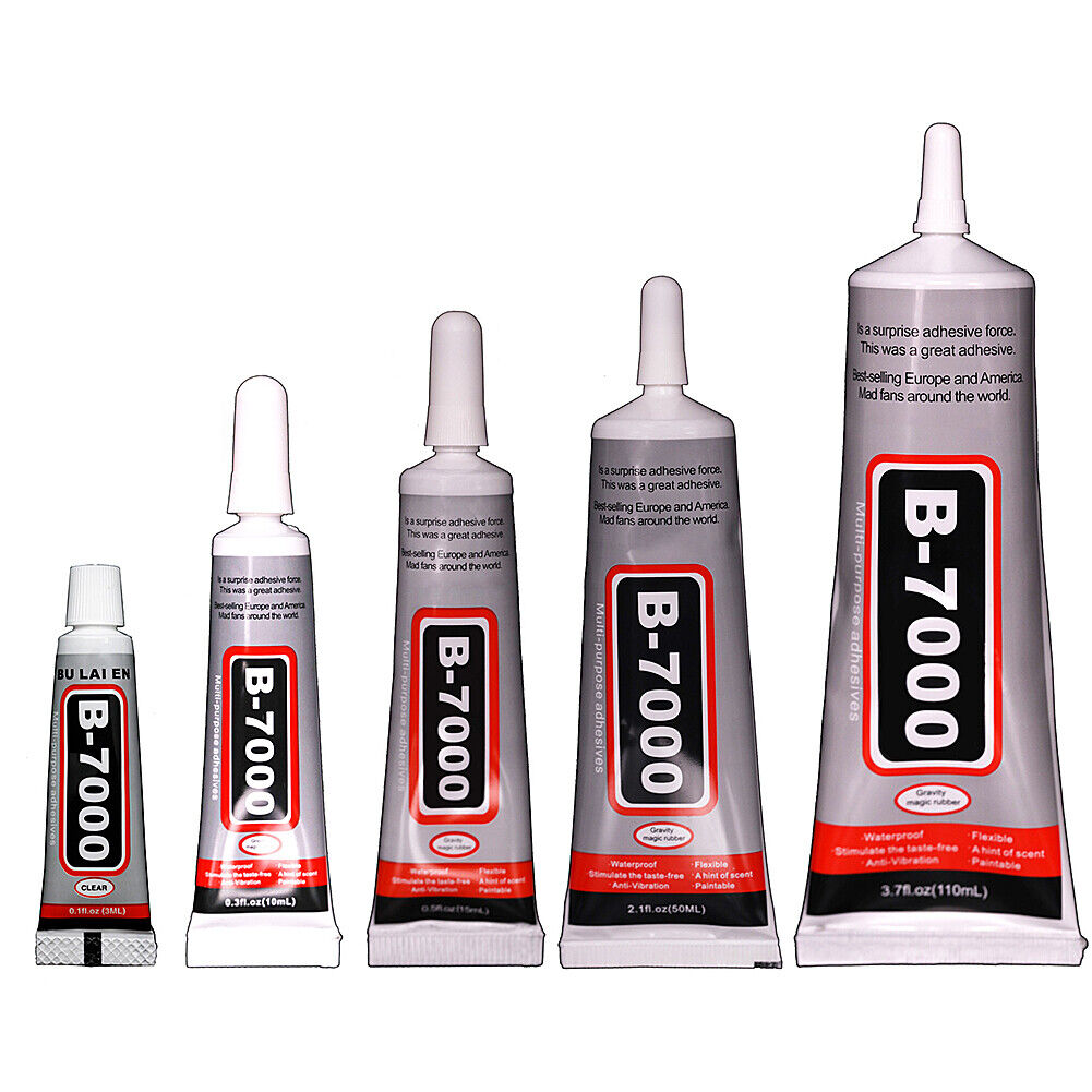 US 1-2 Pack 15~110ML B7000 All Purpose Frame Jewelry Phone Crafts Nail Art Glue