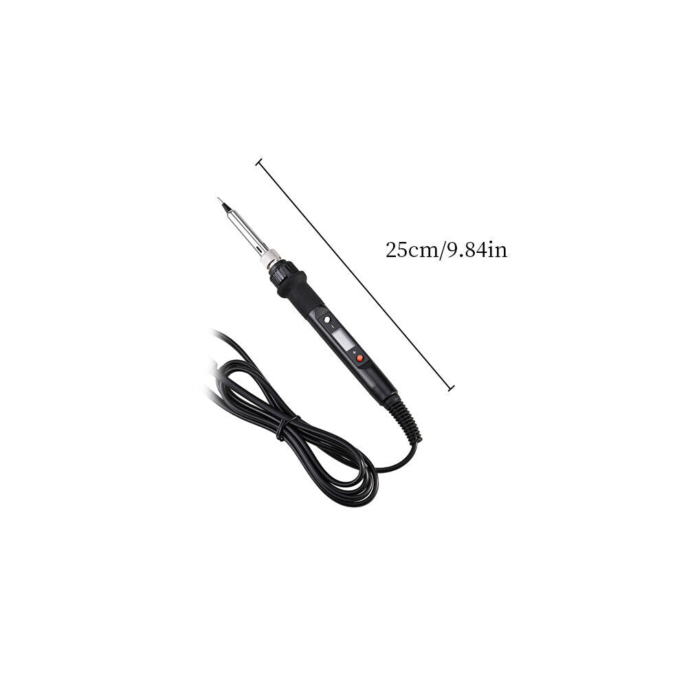 US 2Pc Soldering Iron Kit Electric Gun Adjustable Temperature Welding SolderWire