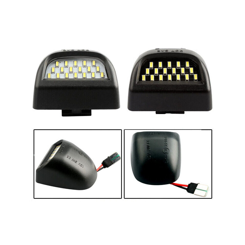 US For 00-06 Chevy Tahoe Suburban GMC Yukon XL LED License Plate Light Lamp Pair