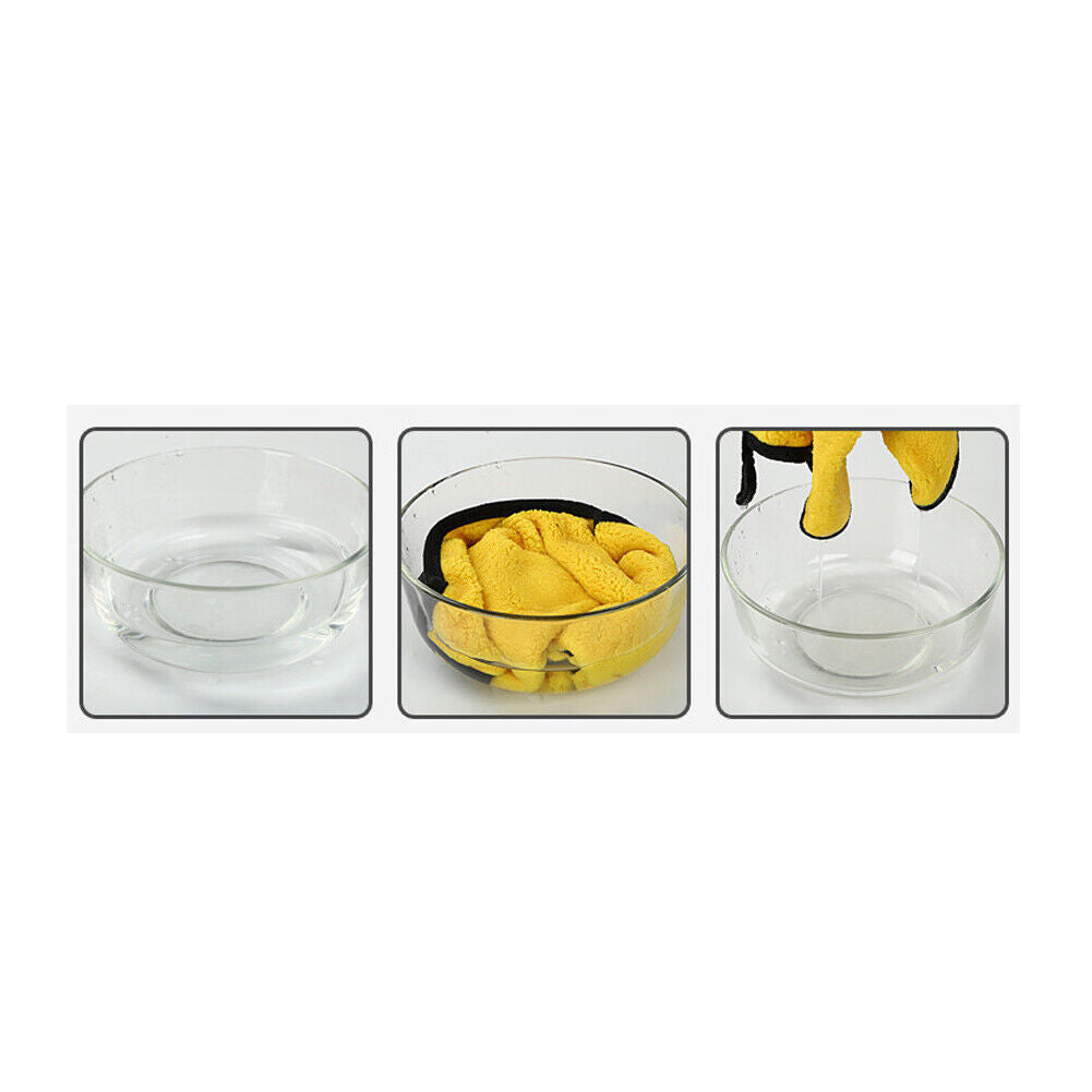 US 10~20 Pack Microfiber Multipurpose Cleaning Cloth Car Polishing Towel 500GSM