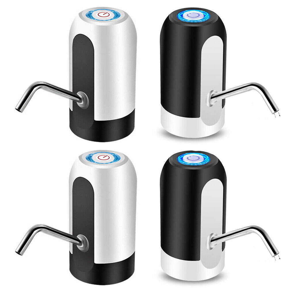 US 2-4 Pack Electric Water Bottle Pump USB Charging Automatic 5 Gallon Dispenser