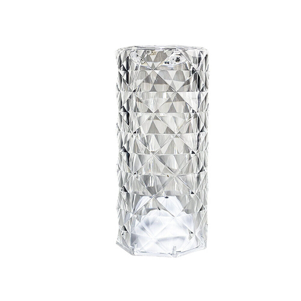 US 1-2 Pack LED Crystal Lamp Rose DiamondTouch Atmosphere Night Light for Bar
