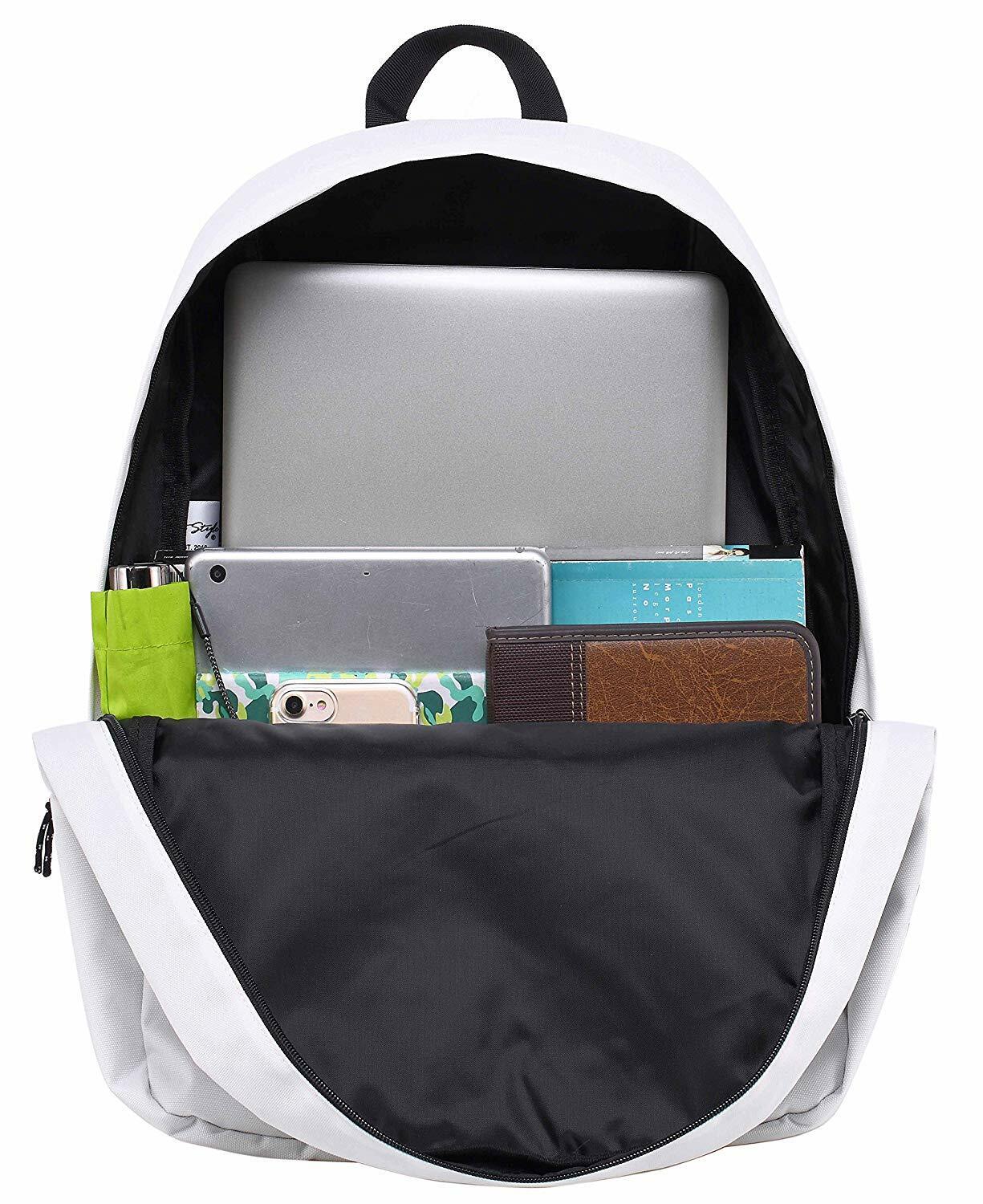 SIMPLAY Classic School Backpack Bookbag, 17"x12.5"x5",Assorted Colors and Prints