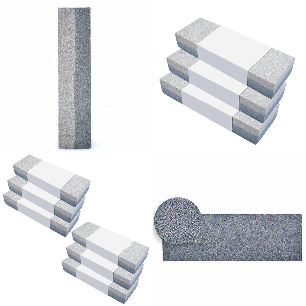 US 3-6Pc Sharp Premium Whetstone Knife Sharpening Stone 2 Side Grit Fine Medium