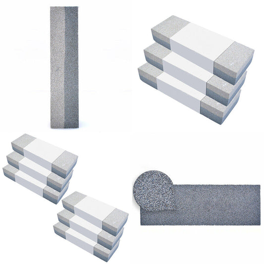 US 3-6Pc Sharp Premium Whetstone Knife Sharpening Stone 2 Side Grit Fine Medium