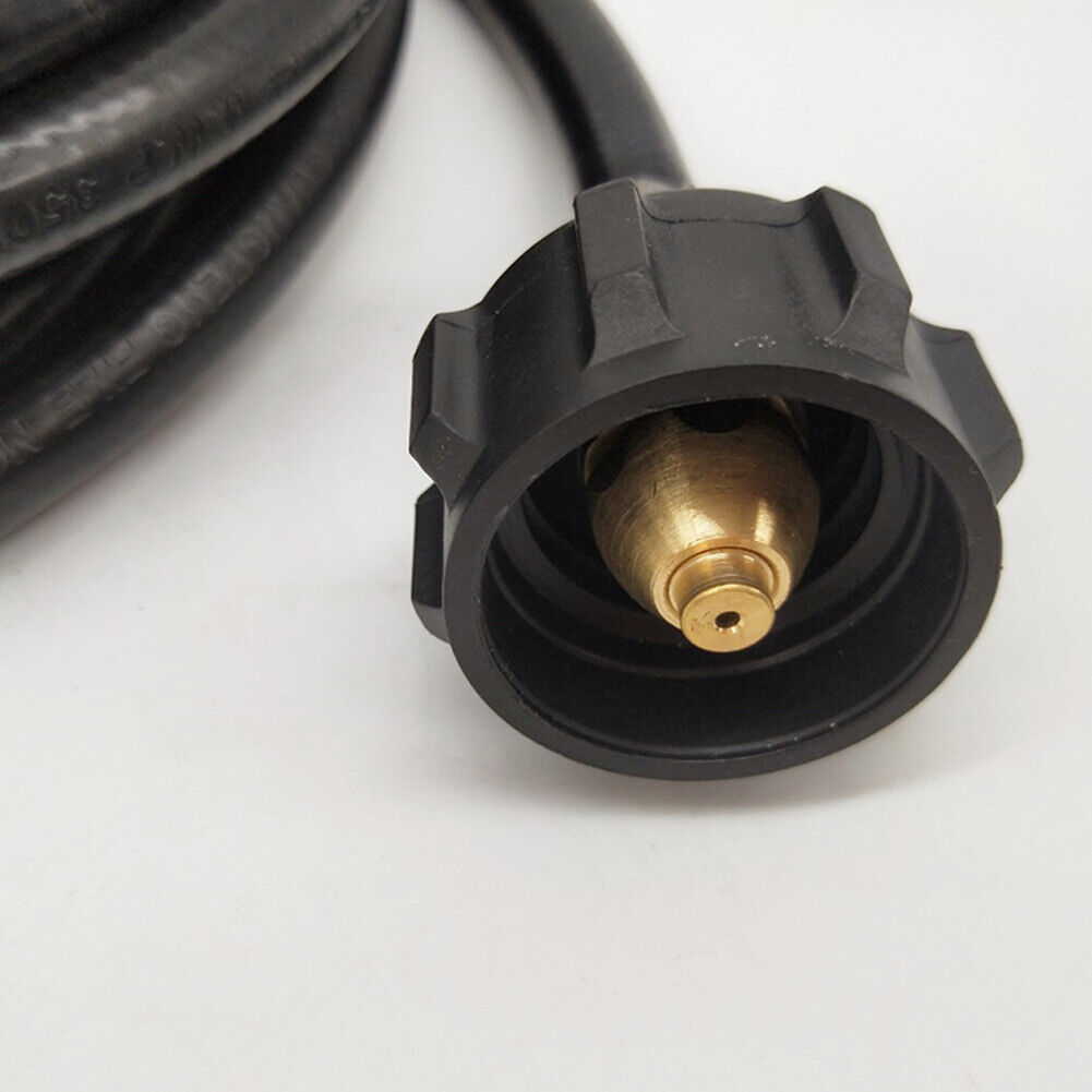 US 12FT Propane Extension Hose w/Gauge for Propane Tank for Most Propane Applian