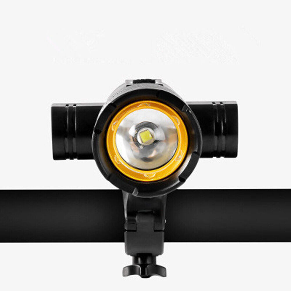 US 2-4 Pc Bicycle Light Rechargeable Cycling LED Front Headlight Lamp Waterproof