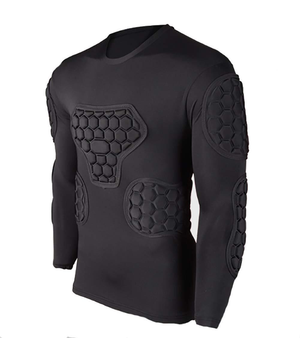 Men's Padded Protective Gear Set for Soccer Basketball Paintball Rib Protector