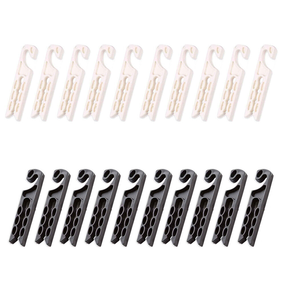 US 20Pc Car Air Vent Holder Mobile Earphone Cable Winder Sunglasses Glasses Hook