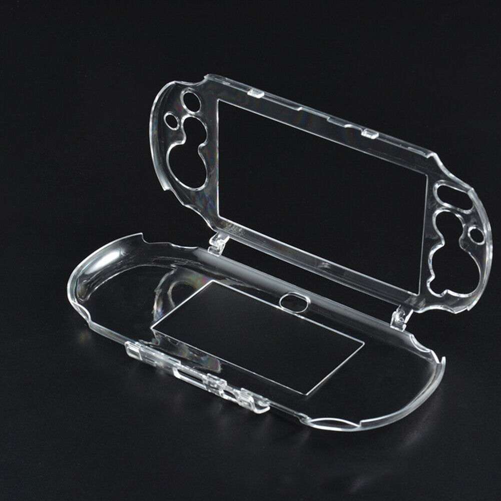 US2-4Pc Transparent Clear Full Housing Case Shell PS VITA 2000W/Screen Protector