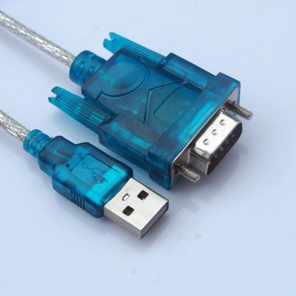 US 2-4 Pcs DB9 RS232 Serial To USB 2.0 Converter 9 Pin Adapter Cable Android Mac
