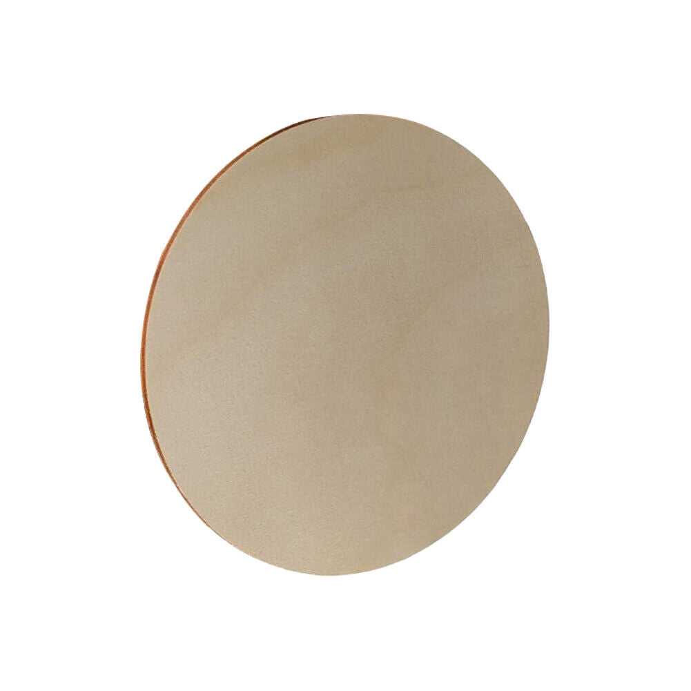 US 50-100 Pack Unfinished Wooden Circle Coaster Wood Round Cutout DIY Crafts 2"