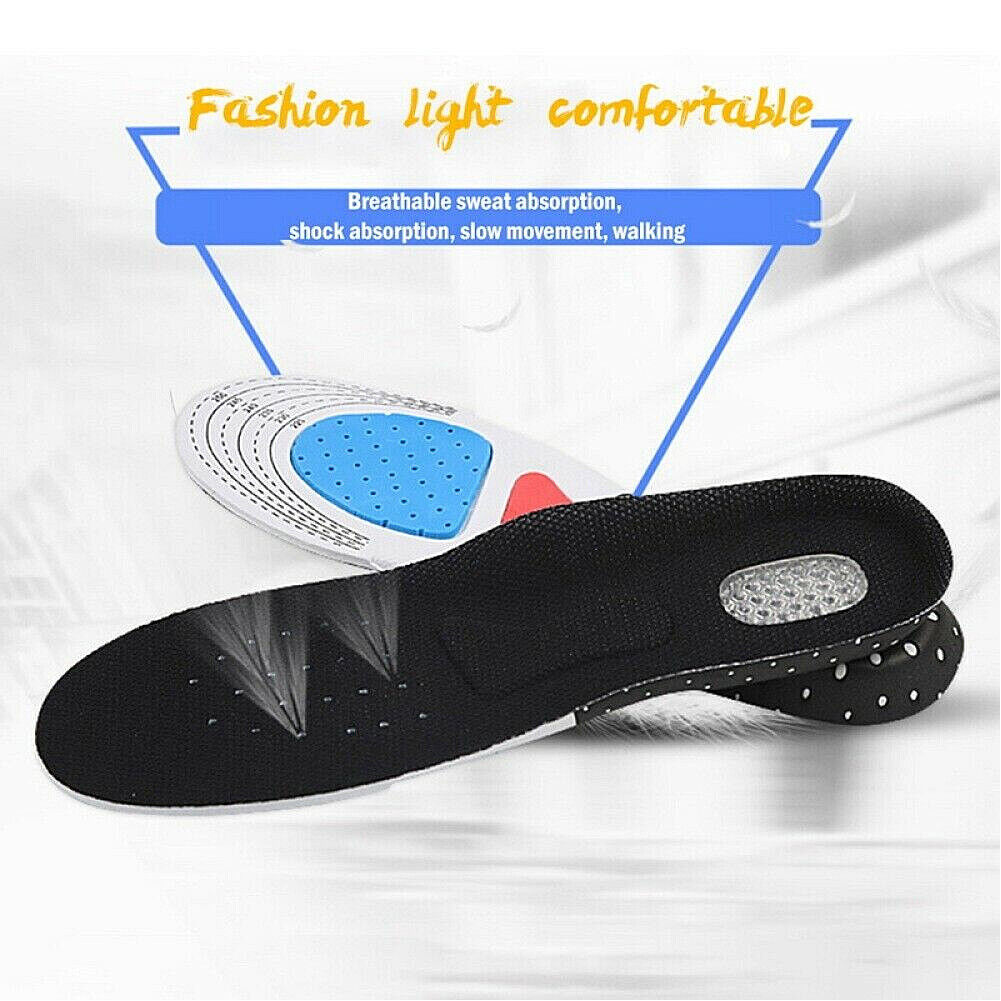 US Orthotic Arch Support Shoe Insoles for Plantar Fasciitis Flat Feet Heel Pain