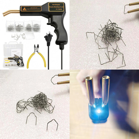 US 600x Hot Staple for Car Bumper Fender Welder Plastic Welding Repair Kit