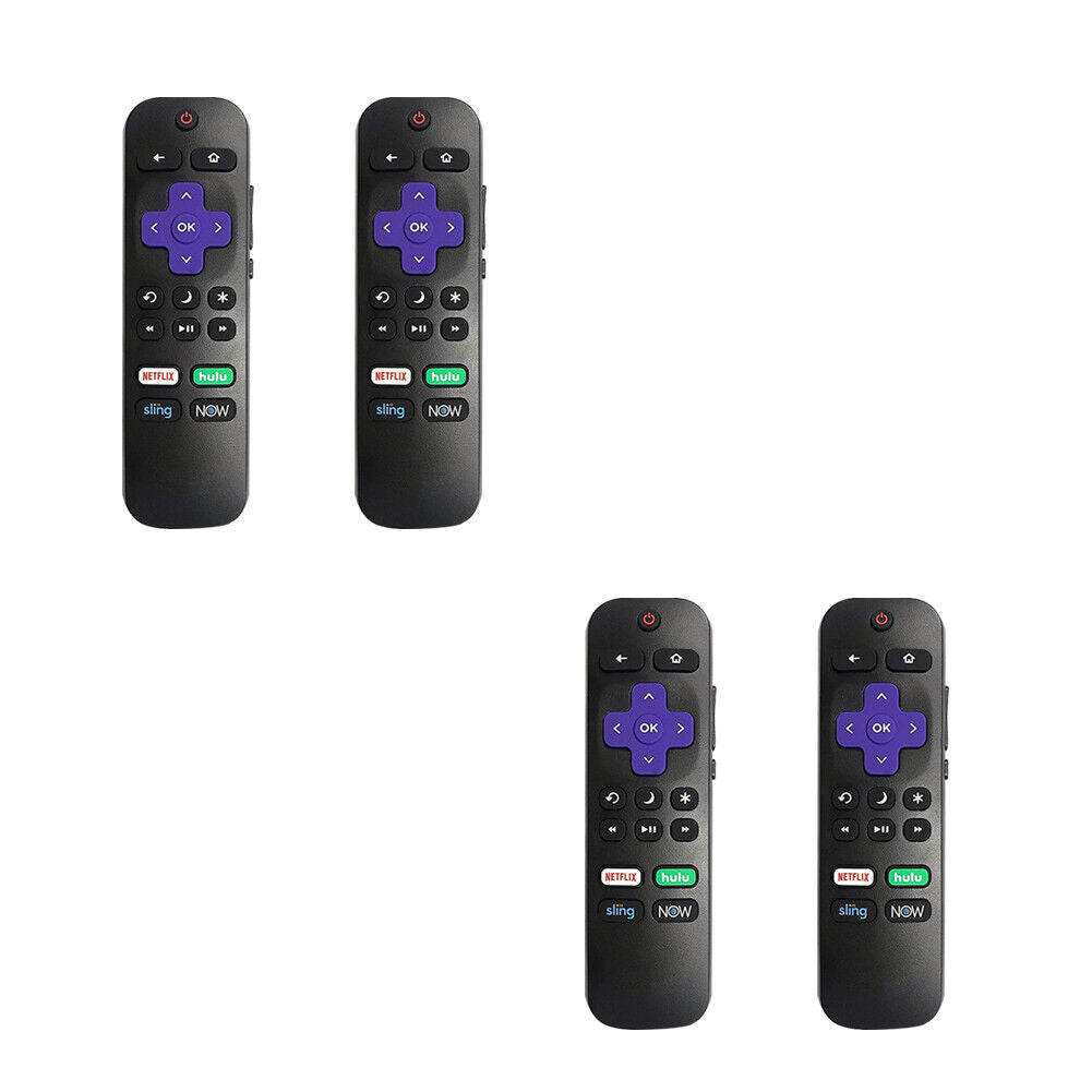 US 2-4 Pack TV Remote w Volume Control Power Button For Hisense Roku built-in TV