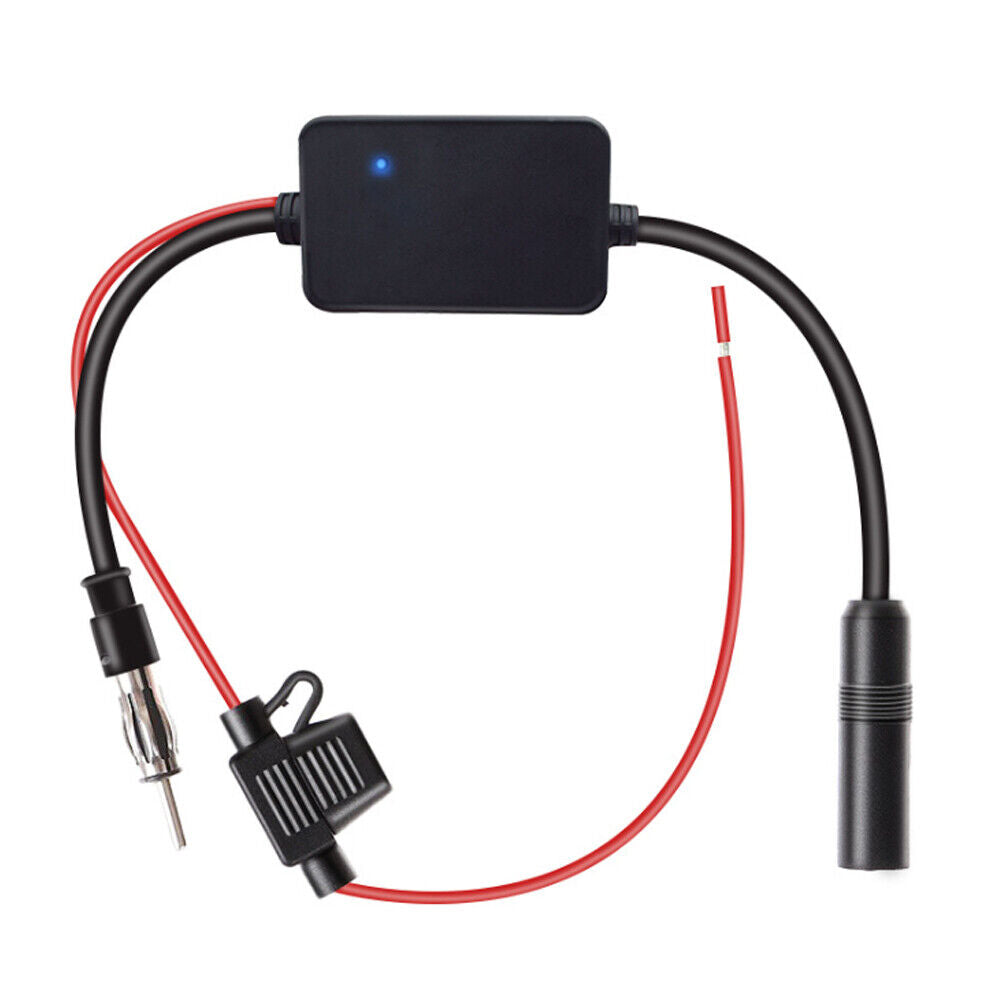 US 1-2 Pcs Car Auto Stereo FM & AM Radio Signal Antenna Aerial Amp Amplifier