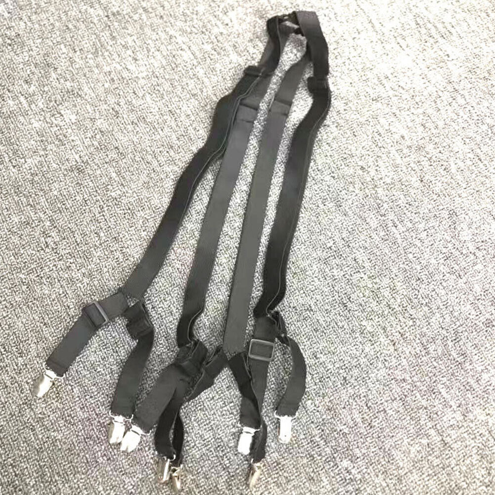 US 1-2 Bed Sheet Clips 8-Clip Grippers Suspender Straps Mattress Fastener Holder