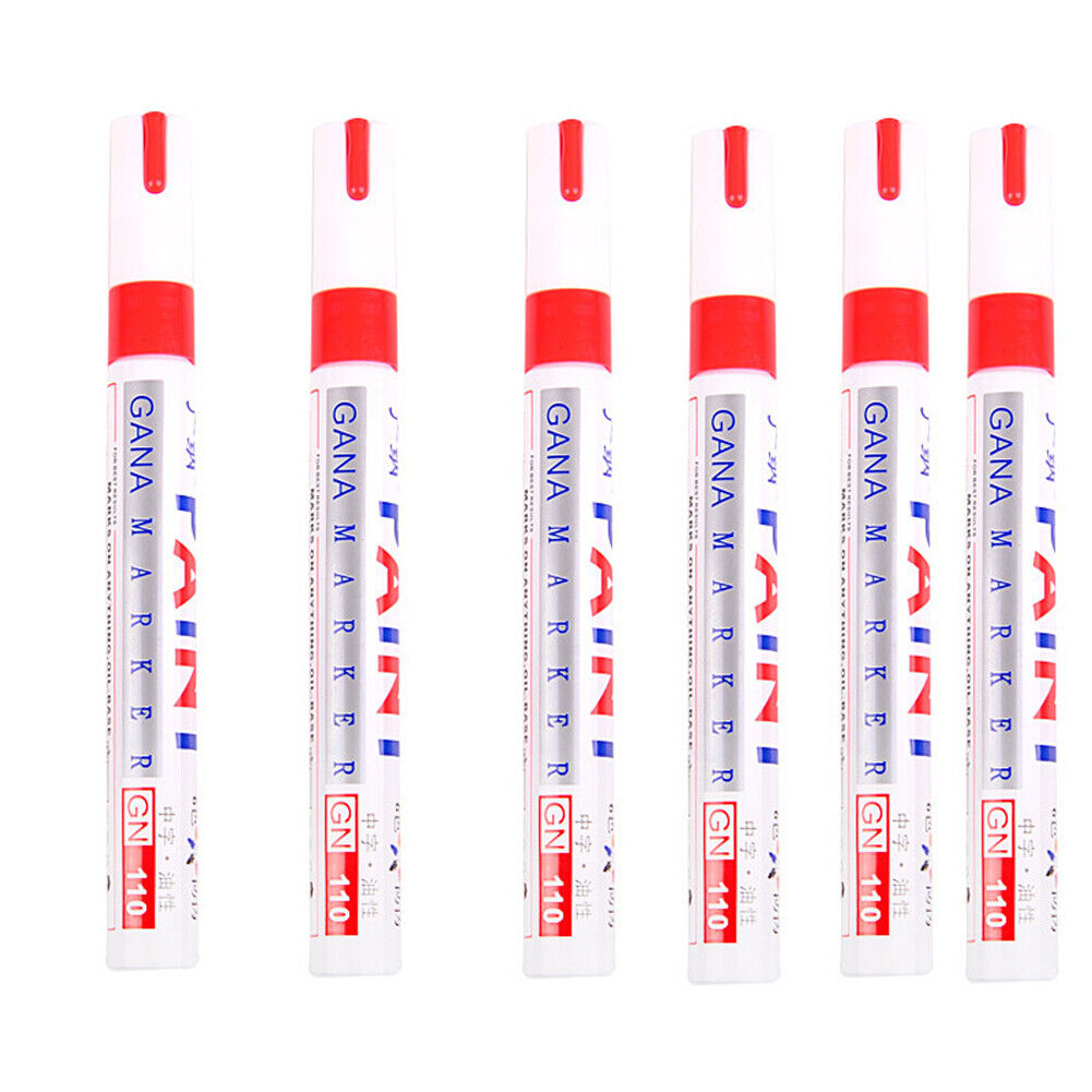 US 3-6 Pc Multiuse Tire Tread Rubber Metal Waterproof Permanent Paint Marker Pen