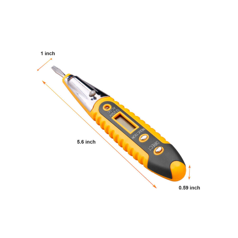 US 2-4 Pcs Electric Voltage Detector Pen Non-Contact Test Pen AC Sensor 12-1000V