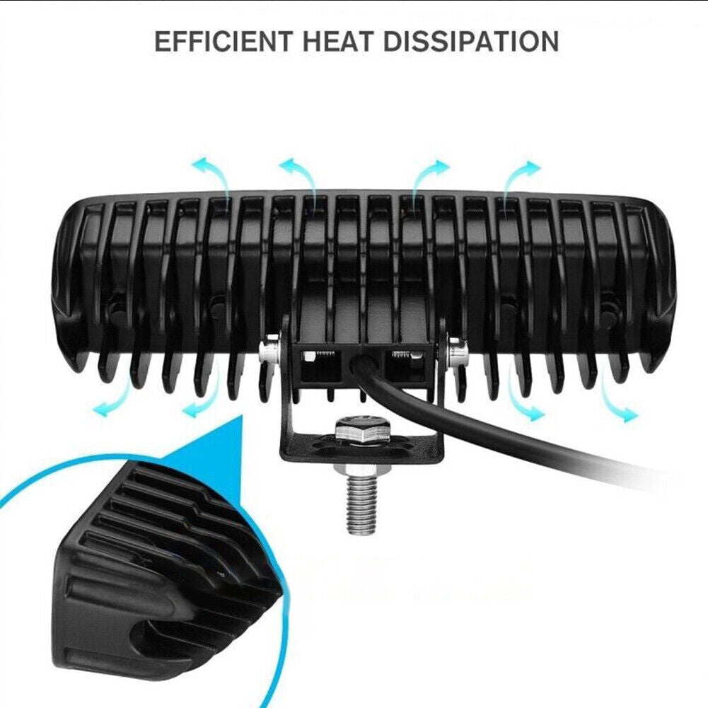 US 2-4 Pack 6'' LED Work Light Bar 18W Lamp Flood Spot Work Driving Fog SUV ATV