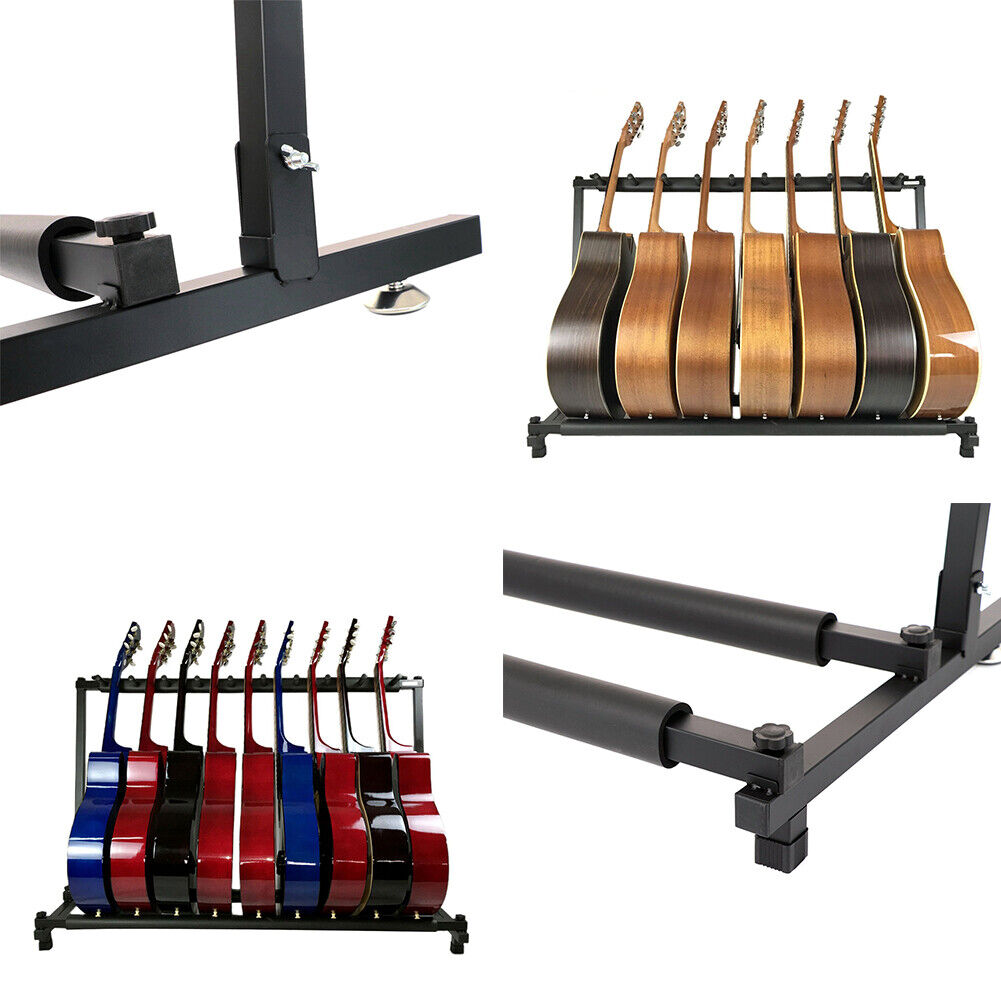 US3/5/7/9 Triple/Five/Seven Multiple Guitar Bass Stand Holder Stage Folding Rack