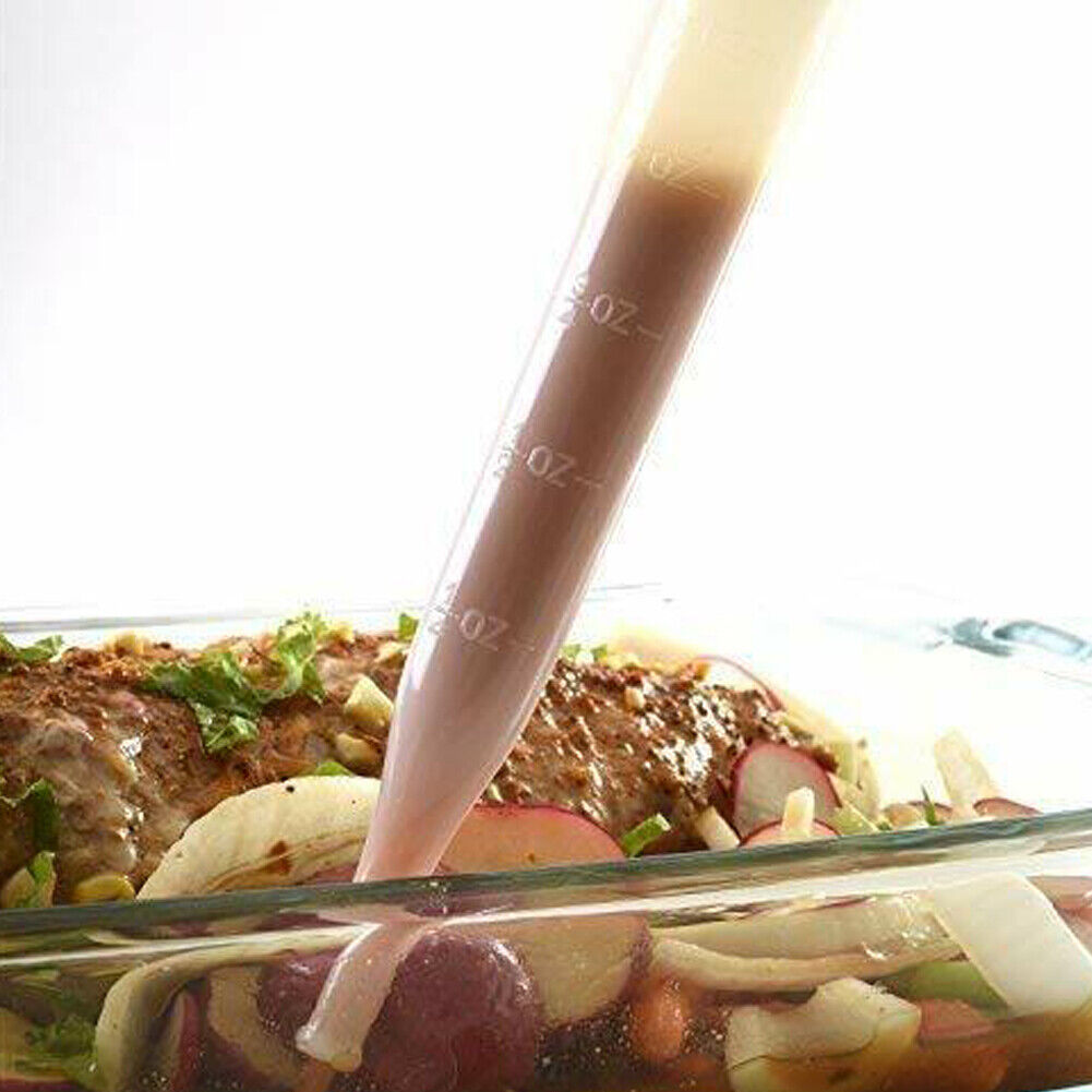 US 2-4Pc Meat and Poultry Baster Heat Resistant BPA Free Turkey Syringe 30ML/1OZ