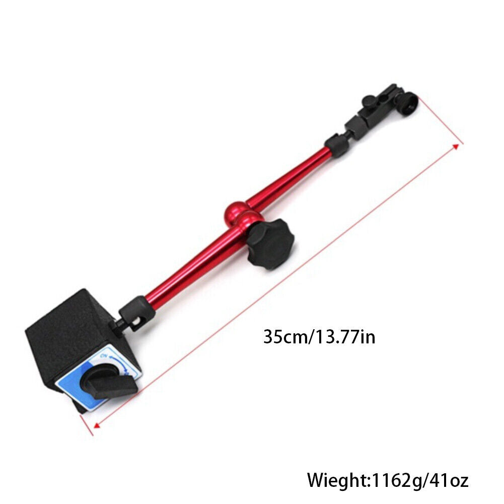 US Magnetic Base Adjustable Metal Test Indicator Holder Digital Level 14"