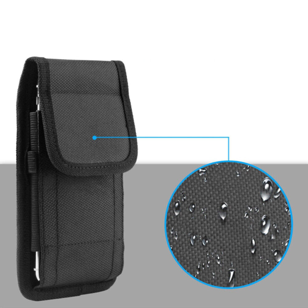 US 1-2 Pcs Blocking Cell Phone Holster for iPhone Vertical Wallet Belt Clip Case