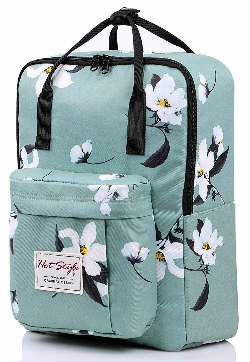 BESTIE 14" College Bookbag Backpack Cute for Women, 14.6"x10.3"x5.1"