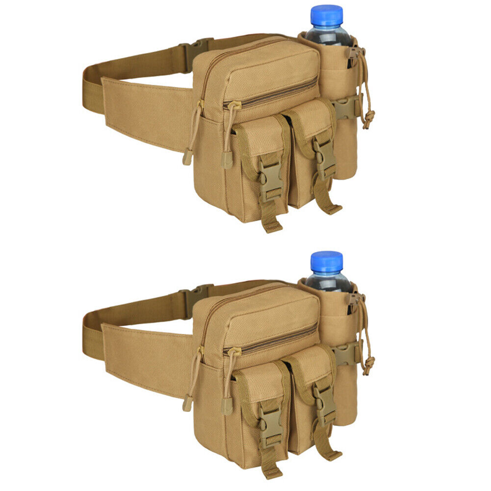 US Outdoor Utility Tactical Waist Fanny Pack Pouch Military Camping Belt Bag