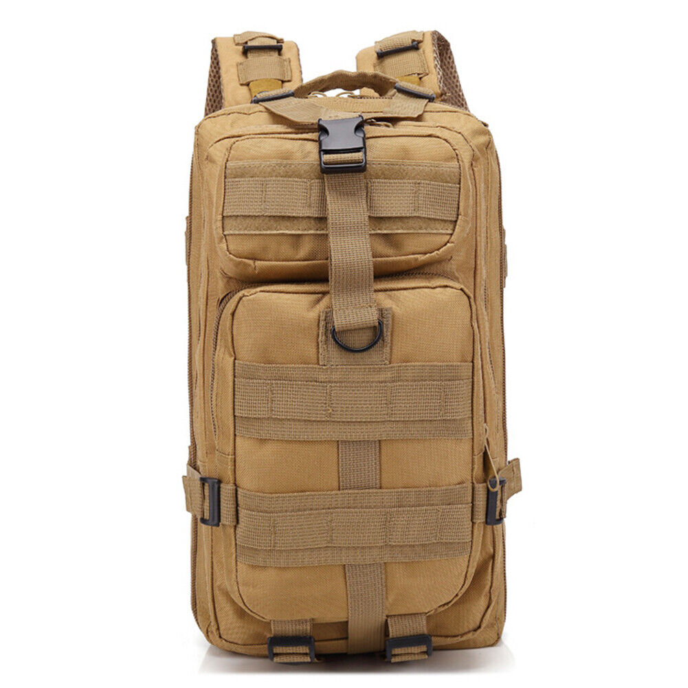 US 30L Military Tactical Bag Camping Outdoor EDC Travel Rucksack Hiking Backpack