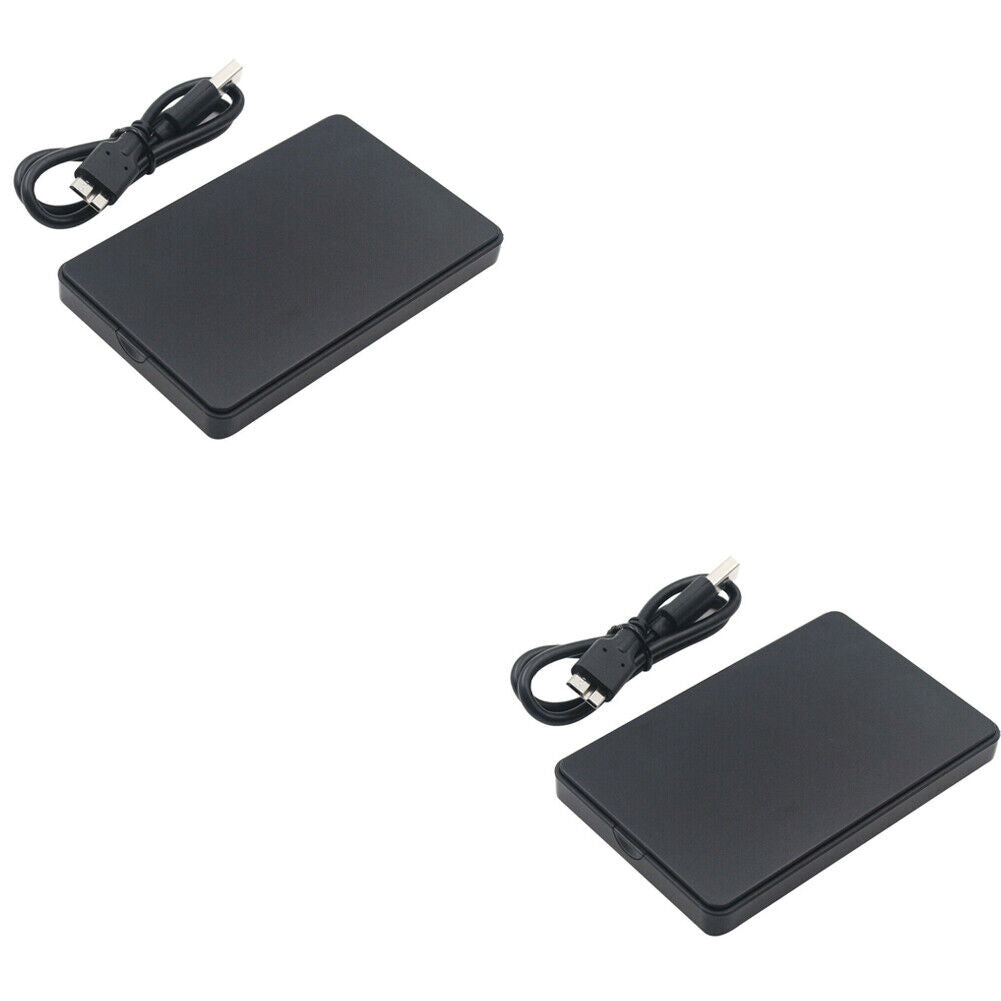 US 2-4 2.5" SATA USB 3.0 Hard Drive Disk HDD SSD Enclosure External Laptop Case