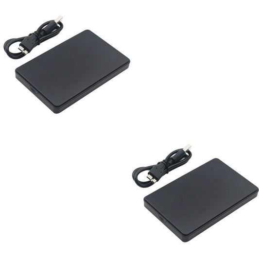 US 2-4 2.5" SATA USB 3.0 Hard Drive Disk HDD SSD Enclosure External Laptop Case