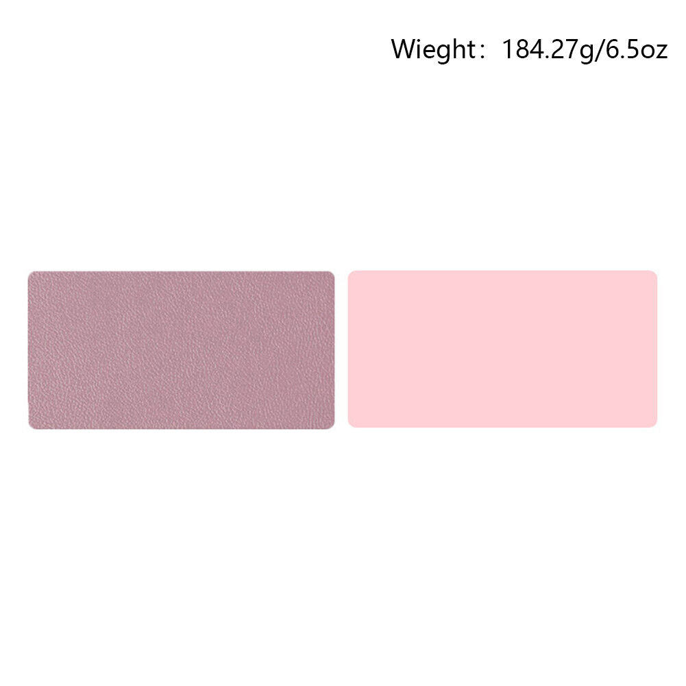 US PU Leather Dual Sided Desk Pad Non-Slip Mouse Pad Office Home Mat 23.6x11.8''