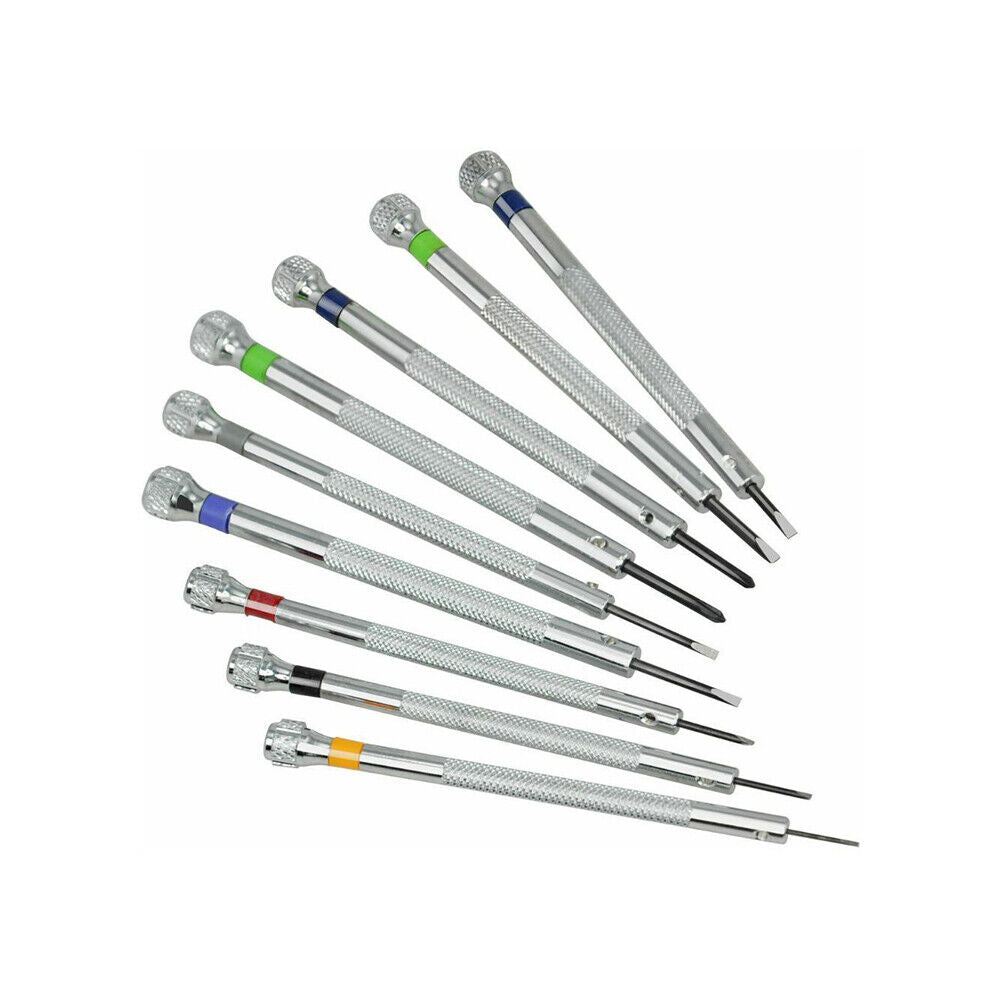 US 1-2 Set Precision Screwdriver Set Home Watch Jewelry Slotted Flat Blade Tools