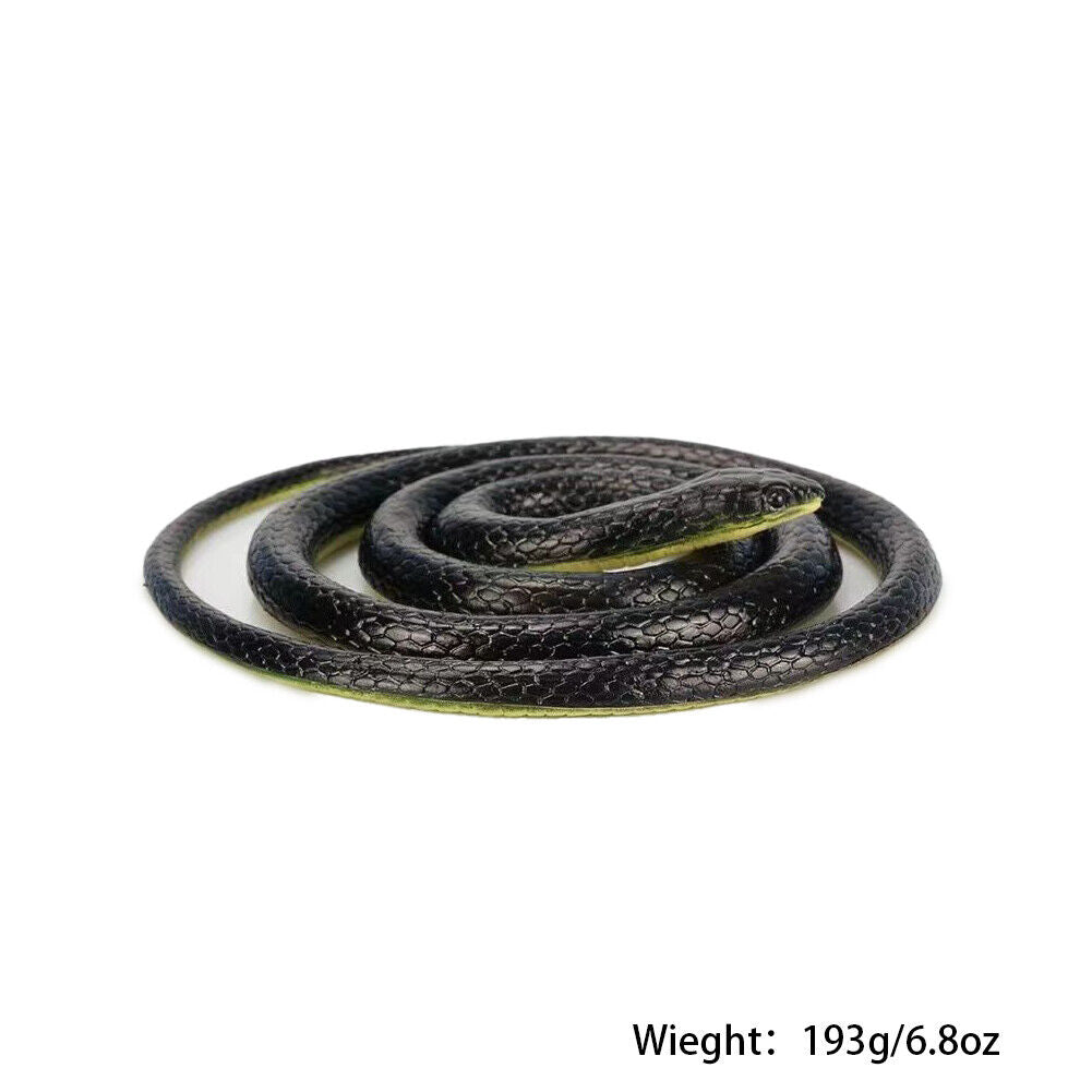 US 2-4 Pcs Fake Realistic Snake Lifelike Real Scary Rubber Toy Prank Party Joke