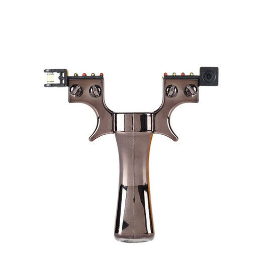 US 1-2 Pack Hunting Catapult Slingshot Adjustable Survival Laser Sight Aim Point
