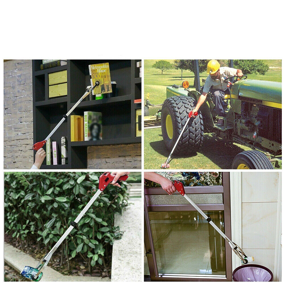 US 2-4 Pc Heavy Duty Mobility Grip Hand Long Handled Trash Litter Garbage Picker