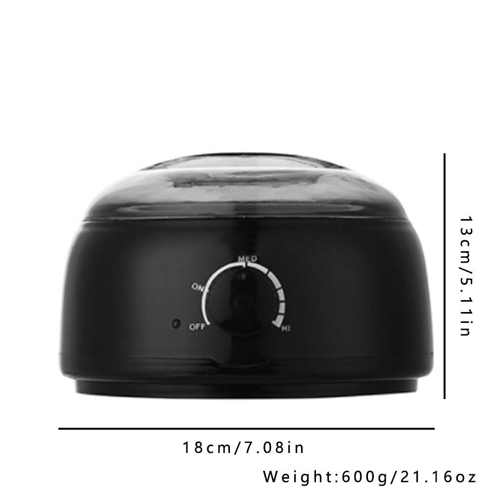 US 1-2 Pcs Waxing Kit Hair Removal Professional Wax Warmer Remove All Hair Types