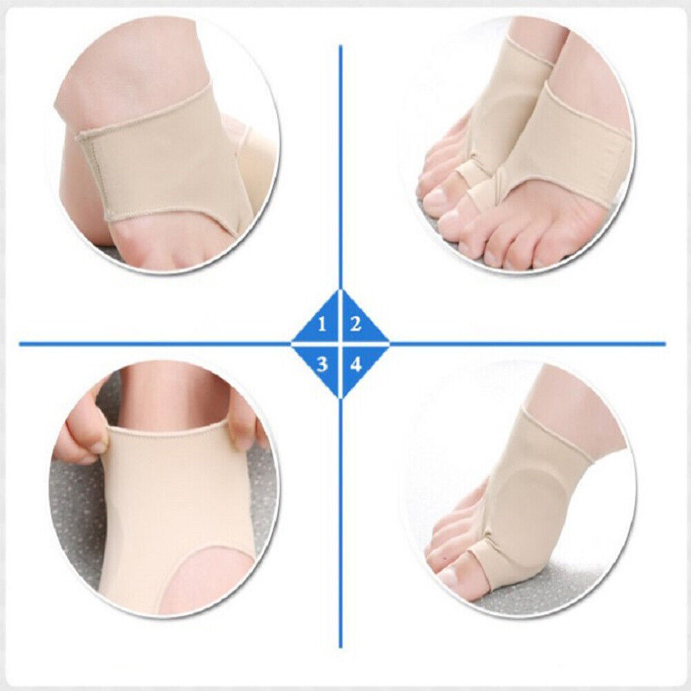 US 2-4Pairs Gel Bunion Corrector Toe Straightener Splint Protector Valgus Hallux