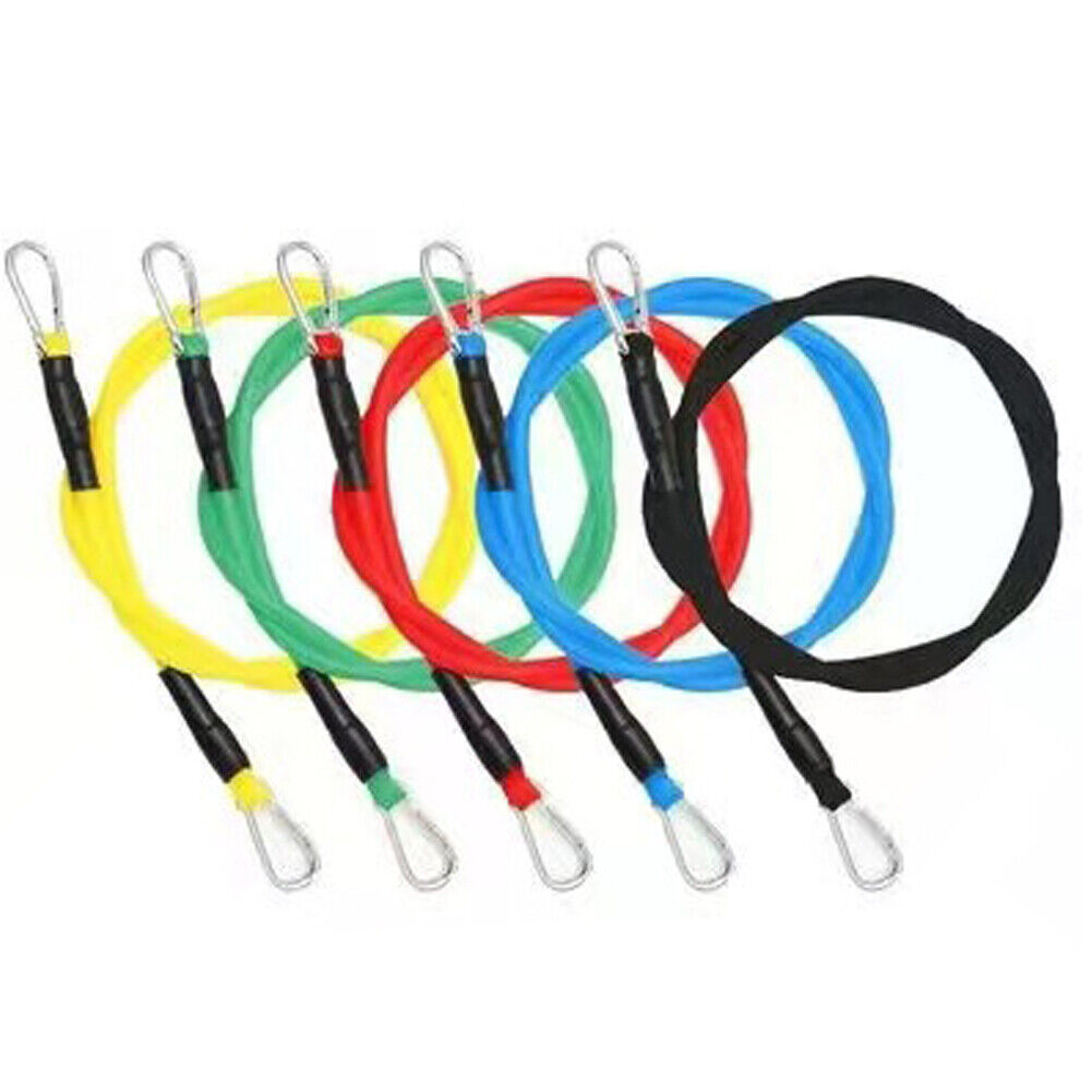 US 11Pcs Resistance Bands For Home Workout Exercise Crossfit Fitness Training Gy