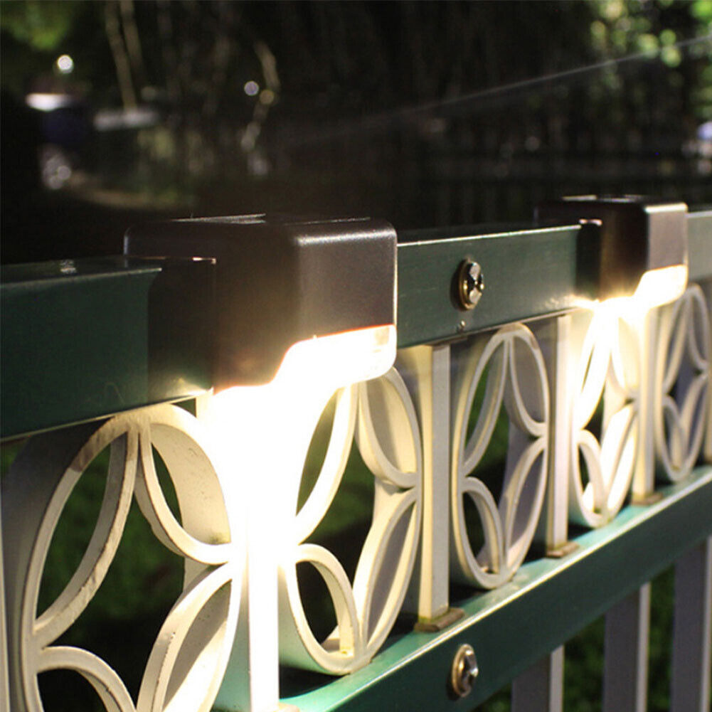 US 5-10 Pack Solar Deck Lights LED Outdoor Waterproof Railing Wall Patio Garden
