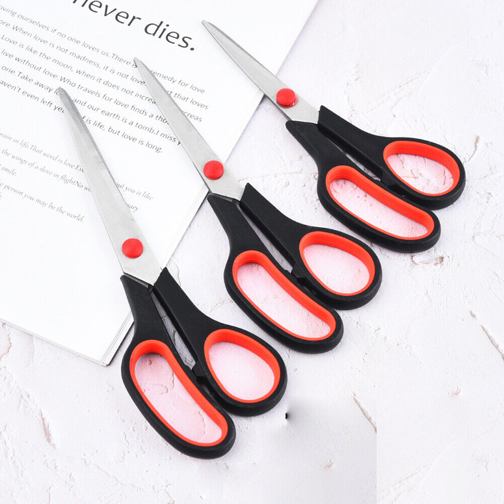 US 5-10 Pcs Scissor Set Fabric Tailor Sewing Shear Dress Crafts Leather Utility