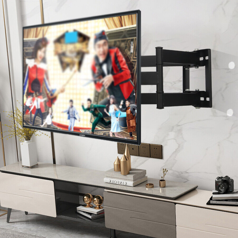 US Full Motion HDTV TV Wall Mount Bracket 32 36 37 42 47 50 52 55 60 65 70 inch